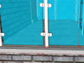 glass railing karmen blue glass